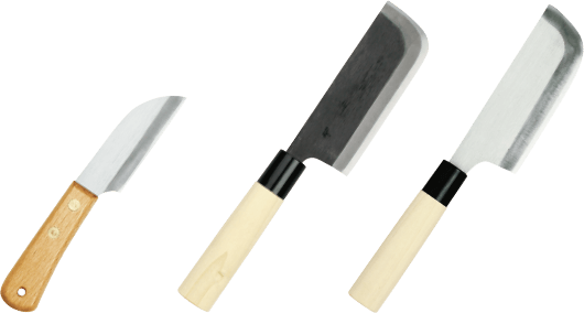 Harvest knives for cabbage and Chinese lettuce 